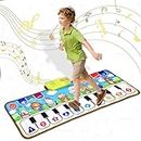 GOPAD Little Baby Playing Mat with Music and Sound, Musical Piano mat for Kids Babies, Dance Floor Mat, Musical Keyboard Mat, Blanket Touch Mat for 1-6 Year Old Boy Girls for Birthday Gift(80 x 30 Cm)