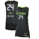 Unisex Nike Jewell Loyd Black Seattle Storm 2024 Rebel Edition Player Jersey
