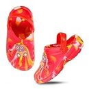 Butax Kids Clogs & Mules for Children Boys and Girls, Slip On Water Shoes Non Slip Summer Sandals for Garden Beach Pool Shoes Lightweight Ventilated Clogs - Red (Size - 9)