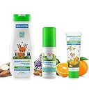 Mamaearth Dusting Powder For Babies, 150gm + Nourishing Hair Oil For Babies, 100ml + Awesome orange toothpast 50gm