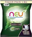 NEU Active Detergent Powder Remove Tough Stains Sustainable Ecofriendly Saves Water With Biodegradable Enzymes Washing Powder,5KG.