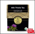 Buddha Teas Organic Milk Thistle Tea | 18 Premium Bleach-Free Herbal Tea Bags |