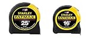 Stanley Fatmax Measuring Tape, 2-Pack, 25-Feet and 16-Feet