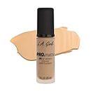 L. A Girl - HD Pro Matte Foundation-Bisque | Medium to full coverage foundation | Long wearing, buildable coverage | Best for normal to oily skin types | Suede-like finish | 30ml