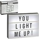 The Leonardo Collection Cinematic Light Up Box with 85 Letters 13-Inches