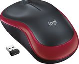 Logitech M 185 Notebook Wireless Mouse USB Black/Red