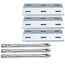 Direct store Parts Kit DG103 Ducane Gas Barbecue Grill 30400040,3200,3400 Grill Burners & Heat Plates (Stainless Steel Burner + Stainless Steel Heat Plate)