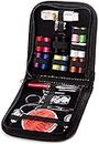 SHOPHOUSSES STREET Sewing Kit All in one Mini Small Portable Sewing kit Box with Accessories, Thread Spools, Scissors, Stitching Accessories Including Needle Set Travel Home