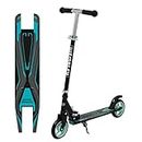 Wembley Kick Scooter for Kids 5+ Years | 2 Wheels Steel Frame Foldable and 3 Adjustable Height | Skating Cycle Kids Scooter 5 to 10, 12 Years Boys Girls - Blue BIS Certified - Capacity 50kg