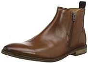 Clarks Men s Chelsea Boots, Brown Tan Leather Tan Leather, 8.5 US