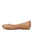 Naturalizer Womens Maxwell Round Toe Comfortable Classic Slip On Ballet Flats, Frappe Leather, 12 Wide