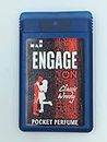 Engage ON Classic Woody Pocket Perfume For Men, Citrus & Spicy ,Skin Friendly, 18ml