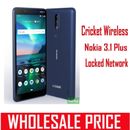 New Cricket Wireless Nokia 3.1 Plus in white Box 32gb Storage Locked Network