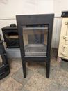 Used stove, Jotul F163, side glass, cast iron, 6kW, woodburning, black, refurb