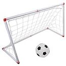 Ubersweet® Wear-Resistant and Durable Soccer Goal Post Net, Football Goal Post Net, ABS Indoor Outdoor Goal Post Net for Practice Kids Sport Toy (120cm)