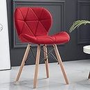 Finch Fox Eames Replica Fabric Dining Chair for Cafe Chair, Side Chair, Accent Chair in Red Color