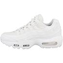Nike Air Max 95, Sneaker Donna, White/White-Metallic Silver, 38 EU