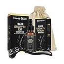 Biotin Boost Hair Growth Serum 30ml with Roller & Storage Bag - Enhanced with Rosemary Oil for Hair Strengthening - Ideal Hair Oil for Growth and Shine