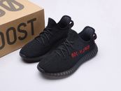 Adidas Yeezy Boost 350 V2 Bred CP9652 Black and Red Men's Shoes