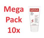 10x 75ml SATINA Soft Creme Plus Feuchtigkeit Pflege mit UV Filter