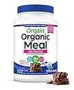 Orgain Vegan Protein Meal Replacement Powder by - 20g of Protein, Certified Organic and Plant Based, No Gluten, Soy or Dairy, Non-GMO, Creamy Chocolate Fudge, 2.01lb (Packaging May Vary)