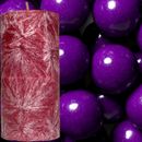 Grape Bubblegum Scented Pillar Candle Choose Your Colour/Size Hand Crafted