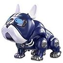 MILITO New Plastic Game Robot Dog for Kids Battery Operated Smart Intelligent Lovely Dog with Demo & Blinking Eyes Dog with Flashlight (Multi)