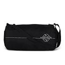 NIVIA Basic Duffle Polyester Bag/Gym Bags/Adjustable Shoulder Bag for Men/Duffle Gym Bags for Men/Fitness Bag/Carry Bags/Sports & Travel Bag/Sports Kit/Duffle Bags Travel (Black)