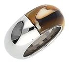 Esprit Jewels Damen-Ring Edelstahl Tortoise Light Gr. 57 (18.1) ESRG12153A180