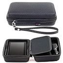 Digicharge Black Hard Carrying Case for Garmin Drive DriveSmart 60LM 60LMT 61LMT-S 61LM RV 660LMT Nuvi 68 67 68LM 67LM 2639LMT 2639 Fleet 670 660 GPS Sat Nav with Accessory Storage and Lanyard