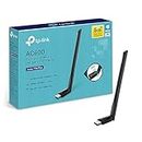 TP-Link AC600 High Gain USB Wi-Fi Dongle, Dual Band Wi-Fi Adapter with 5dBi Antenna for PC/Desktop/Laptop, Supports Windows11/10/8.1/8/7/XP, Mac OS X 10.9-10.14 (Archer T2U Plus)
