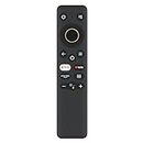 Muvit Voice Remote Control Compatible for Realme Smart 4K Android LED OLED QLED TV Replacement for Original realme Remote with Netflix, Prime Video and YouTube Hot Keys