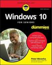 NEW Windows 10 For Seniors For Dummies By Peter Weverka Paperback Free Shipping