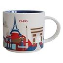 STARBUCKS Paris Mug YAH Collection You Es Ici - 414 ml
