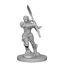 Pathfinder Deep Cuts Unpainted Miniatures: Wave 1: Half-Orc Female Barbarian – Unpainted/Primed Pathfinder Miniature by WizKids - Tabletop RPG Games TTRPG