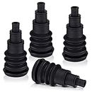 4 Pieces Universal Firewall Boots Firewall Grommets Automotive Rubber Grommets 3/8 to 1 Inch Diameter Wire Bundle Boots Quick and Easy Grommets for Vehicle Running Cables