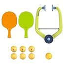 SARDAR JI TOY SHOP Indoor Hanging Table Tennis With 4 Balls Parent Child Interaction Toy For Door Frame Kids Green English Box|Outdoor Recreation|Water Sports|Swimming|Training Equipment|Hand Paddles