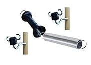 Gemi Elettronica Electric Fence Gate Handle Extendable Kit Up to 8 Meters with Handle and 2 Insulators Double Hook Electric Fences Electric Fences Electrified Fences
