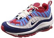 Nike W Air Max 98, Women’s Track & Field Shoes, Multicolour (Summit White/Blue Void/University Red 112), 5 UK (38.5 EU)