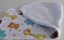 Baby Rülpsttuch aus 100 % Baumwolle Flanell/Handtuch. Weich und saugfähig.   Handgefertigt