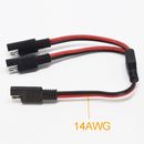20pc 30cm 14AWG SAE Splitter 1 to 2 SAE Male to Female DC Power Automotive Cable