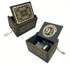1pc Hand-Cranked Wooden Music Box - Perfect Retro Gift Harry Potter