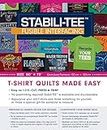 Stabili-Tee Fusible Interfacing 60" x 72" pack: T-Shirt Quilts Made Easy