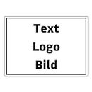 DIN A3 Personalisierbares Hinweisschild mit eigenem Wunschtext, Schild mit eigenem Text, Text schwarz Schild, 297 mm x 420 mm | Made in Germany | (Weiß)