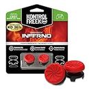 KontrolFreek FPS Freek Inferno for Xbox One and Xbox Series X Controller | Performance Thumbsticks | 2 High-Rise Concave | Red