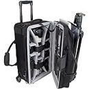 Protec Carry On iPAC Camera/Laptop Case with Wheels - Black