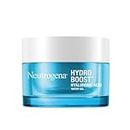 Neutrogena Hydro Boost Hyaluronic Acid Face Moisturizer 50ml | 24 hours long lasting Hydration | Oil free non sticky light water gel fast absorbing| Daily use | All Skin Types | For Men & Women 50g