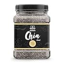 Organic Box Chia Seeds - 1 kg (Jar) - Healthy food for eating diet snacks for weight loss.