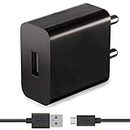 Charger for Nokia X2 Dual SIM, Nokia Lumia 930, Nokia Lumia 635, Nokia Lumia 630 Dual, SIM Nokia Lumia 630, Nokia XL Charger Original Adapter Like Wall Charger | Mobile Fast Charger | Android USB Charger With 1 Meter Micro USB Charging Data Cable (3 Amp, BE14, Black)