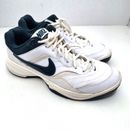 Zapatos de tenis para mujer Nike Court Lite 845048-180 talla 9,5 blancos verdes claros
